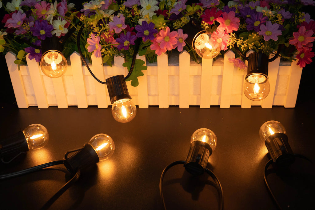 Vintage Globe Light Bulb G40 1W Equal to 10 Watts Led Filament Bulb 2200K Warm White 220V Gold Tint Glass E27 Base Dimmable Lamp
