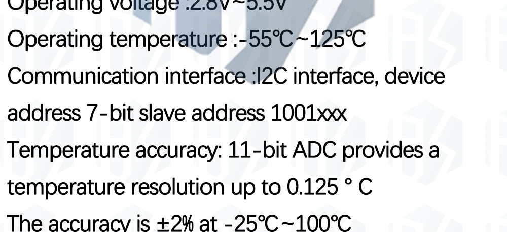 LM75 LM75A Temperature Sensor High Speed I2C Interface High Precision Development Board Module For Arduino
