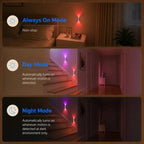 LED Motion Sensor Light Wall-Mounted Dual-Head Night Lamps Magnetic Wall Lamp for Entryway Bedside Closet Living Room Bedroom