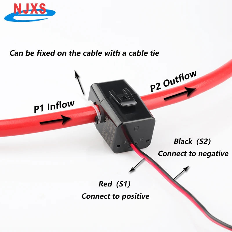 NJXSE OPCT10AL 1000/1 2000/1 3000/1 Clamp Sensor 5A 10A 20A 30A 50A 60A 80A High Quality AC CT Split Core Current Transformer