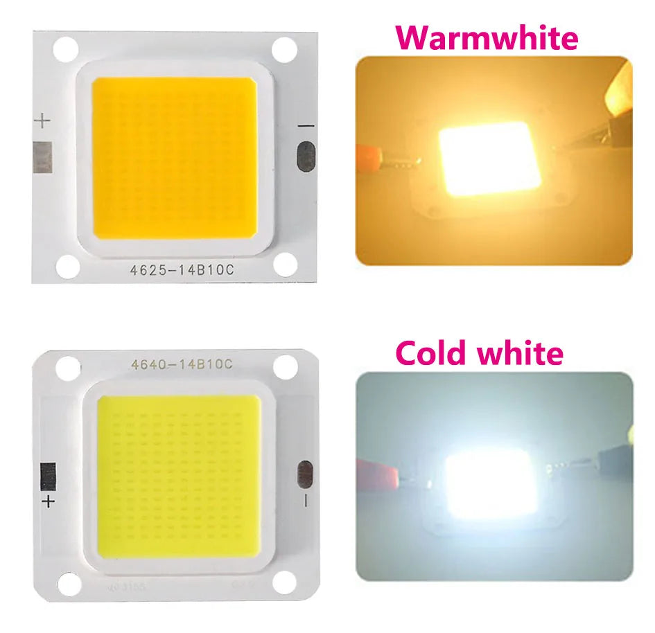 10Pcs Super Power LED Chip 100W 70W 50W 30W 20W 10W 27-36V For Floodlight Spotlight Bulbs Diode LED Ceiling Light Lamp Source