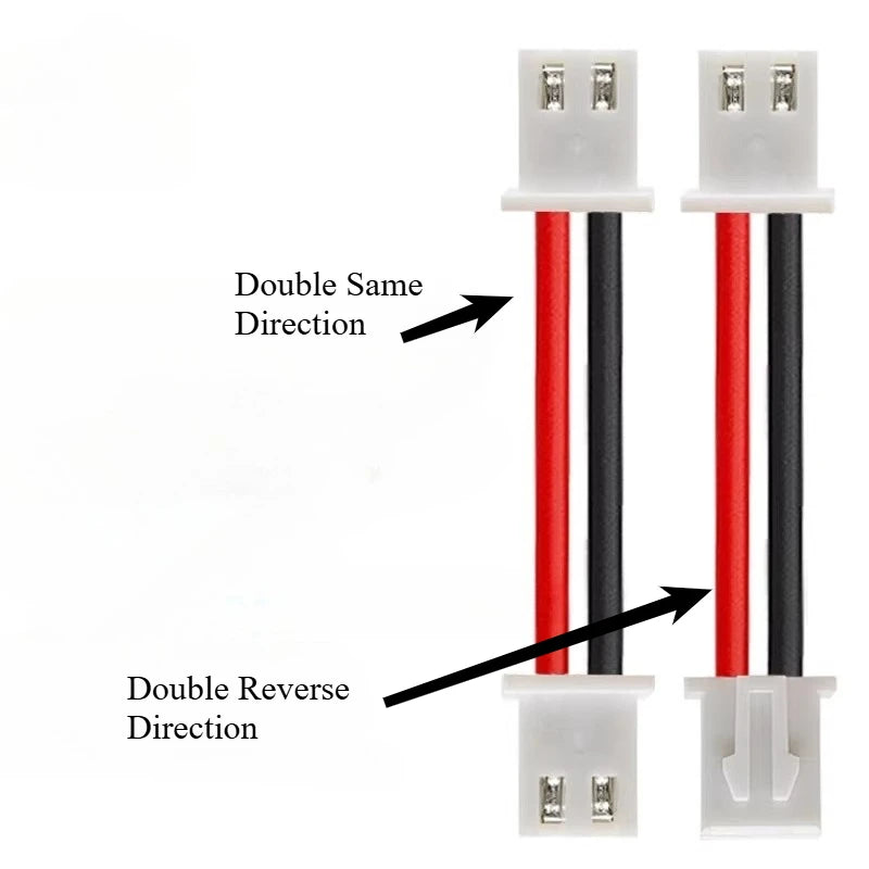 10PCS XH2.54 22AWG 3A 2/3/4/5/6~12P 0.1" Pitch Male Female Plug Socket TJC3 8cm/10cm/20cm/50cm Wire Cable Harness Connector