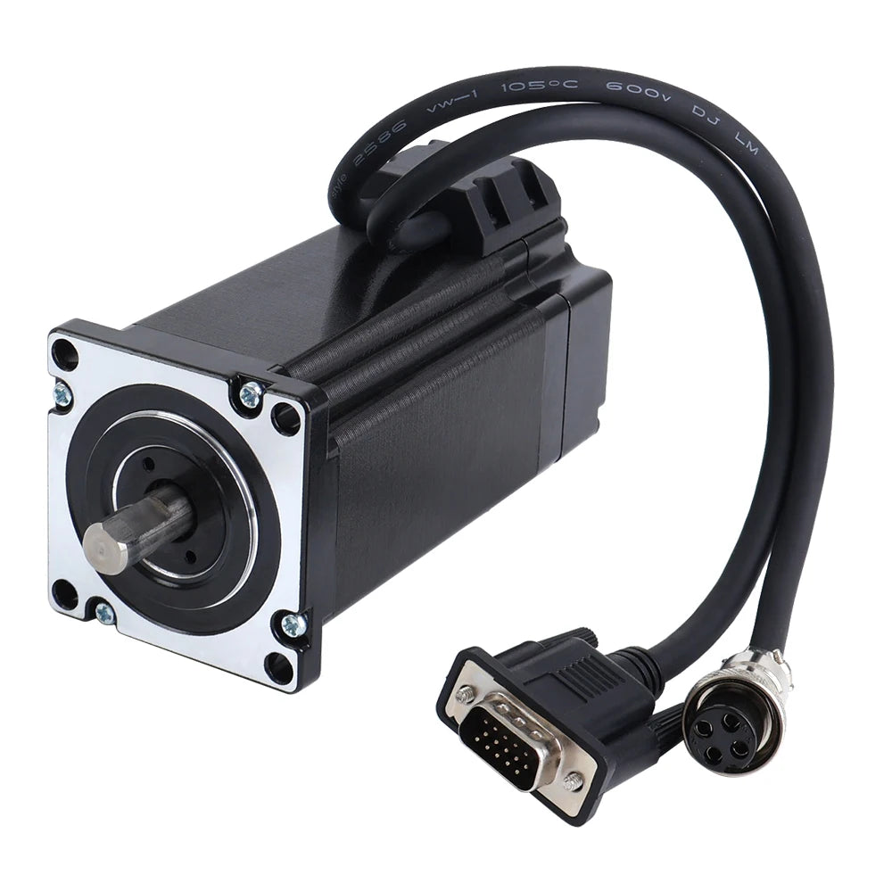 STEPPERONLINE 4Nm Nema 24 Closed Loop Stepper Motor 5A with Nema24 Hybrid Servo Driver CL57Y V2.0 CNC Kit