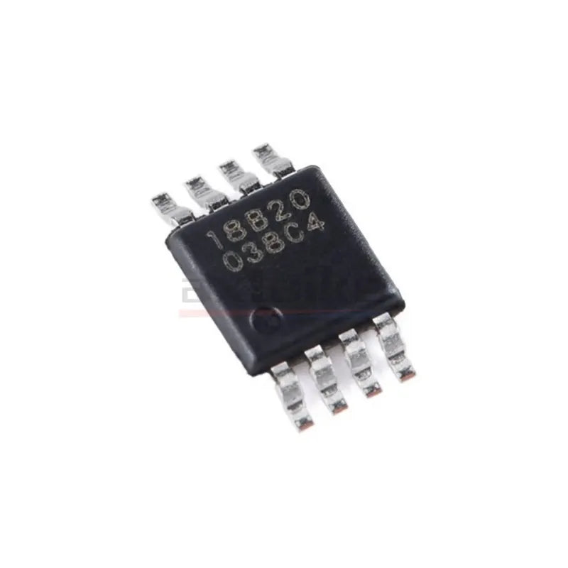 5PCS DS18B20 TO92 SOP8 MSOP8 18B20 DS18B20+ DS18B20Z DS18B20U T&R DIP SMD Programmable Digital Thermometer Temperature Sensor IC