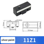 10Pcs SPDT NO+NC Hinge Roller Lever Microswitch Action Switch