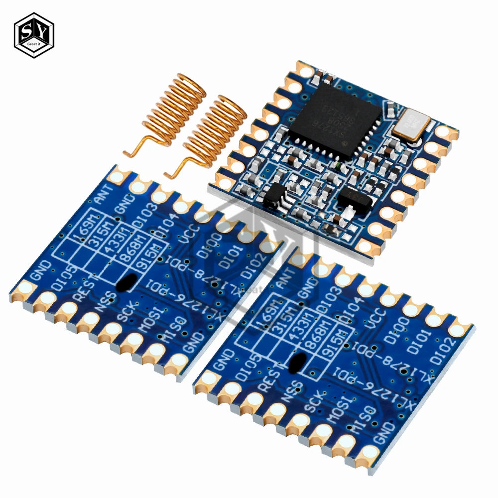 SX1276 Long-Range LoRa Module: 868MHz/915MHz Spread Spectrum Transceiver – ESP32 & GFSK Compatible
