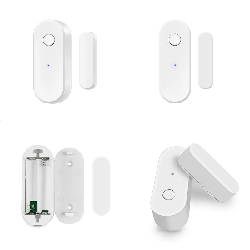 Tuya WiFi Door Sensor Window Anti-intrusion Door Open Close Burglar Security Alarm Magnetic Sensor Smart Life Alexa Google Home