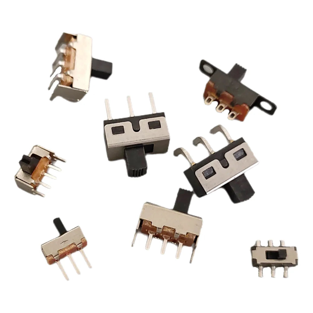 70Pcs/Box Micro Slide Switch SS12F15 SK12D07 Toggle Switch Interruptor On-Off Mini Slide Switch PCB Mount For Arduino