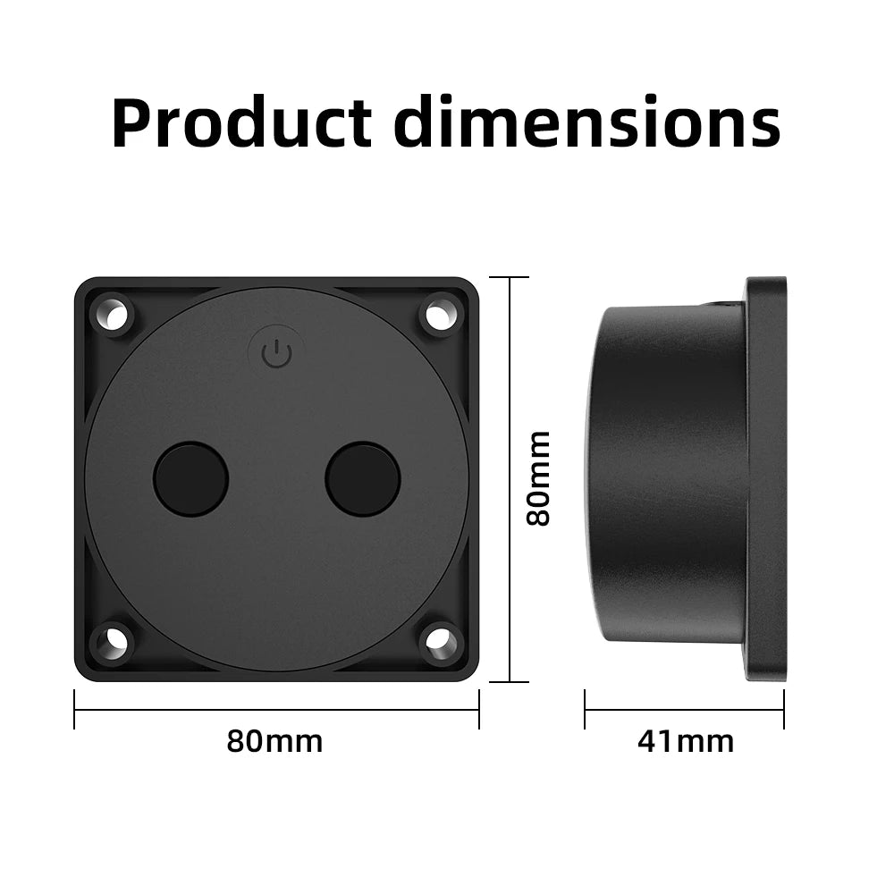 Tuya WiFi or ZIgbee Ultrasonic Water Level Sensor Wireless Gauge Water Tank Level Monitor Waterproof IP65 Water Leak Detector