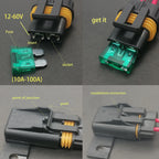 1A/2A/5A/7.5A/10A/15A/20A/25A/30A Fuse Box And ATC Blade Car Fuse Holder For Auto Vehicle RV Truck Trailer Modified Fuse Socket