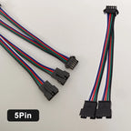 15cm 2Pin 3Pin 4Pin 5Pin 6Pin SM JST Connector 1 To 2 Male and Female for WS2811 WS2812B SK6812 WS2815 WS2813 LED Strip Lights