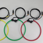 Flexible CT Current Clamp 100mV/kA Air-Cored Current Sensor Transformer Rogowski Coil With Cable Ties NRC