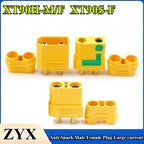 1/2/3/5Pcs XT90S Anti Spark Connector Amass XT90-S XT90H-M Plug Connector Anti-Spark Male Female Adapter For RC Car Lipo Battery