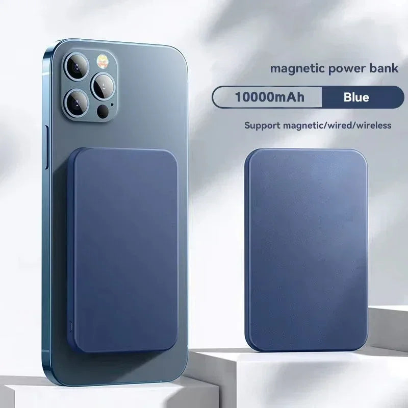 Lenovo Magnetic Wireless Power Bank 500000mAh Charger Fast Charging for Magsafe External Spare Battery For All Android iPhone