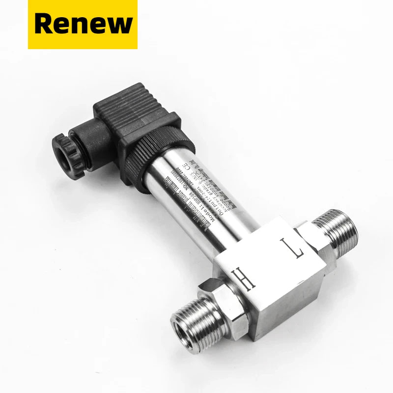 4-20mA  Water Differential Pressure Transmitter Sensor 0-0.05Mpa Full Stainless Steel G 1/2"