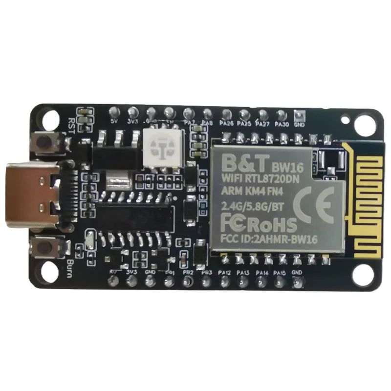BW16 KIT Support 4.2G and 5G RTL8720DN NodeMCU Serial Port to WiFi Wireless WiFi Module BW16 Bluetooth Module
