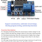 DC 5V Voltage Detection Relay Switch Board Charge and Discharge Protection Detection Upper and Lower Limit Alarm Control Module