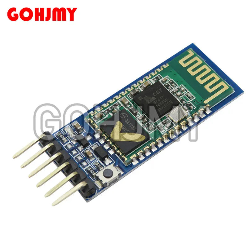 10pcs Free Shipping 10pcs/lot HC05 JY-MCU anti-reverse, integrated Bluetooth serial pass-through module, HC-05 master-slave 6pin