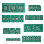 30PCS PCB Board Kit SMT To DIP Adapter Conversion Board Diy Electronic Assorted Set FQFP32 QFN48 SOP8 16/24/28 PCB