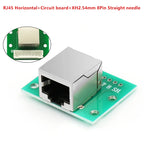 RJ45 Adapter Board To XH2.54 Modular Ethernet Connector Adapter Network Interface + Breakout Board + Pin Header Switch to Beta