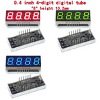 10PCS 0.4-inch 4-digit numeric tube 40.5mmX16mm digital display "8" height10.2mm seven-segment numeric tube 4402series4042