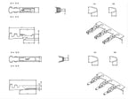 10 Set/lot 51005 51006 Micro Connector 2p 3p 4p Male Female Plastic Housing With Metal Pins For Rc Battery Esc Adapter