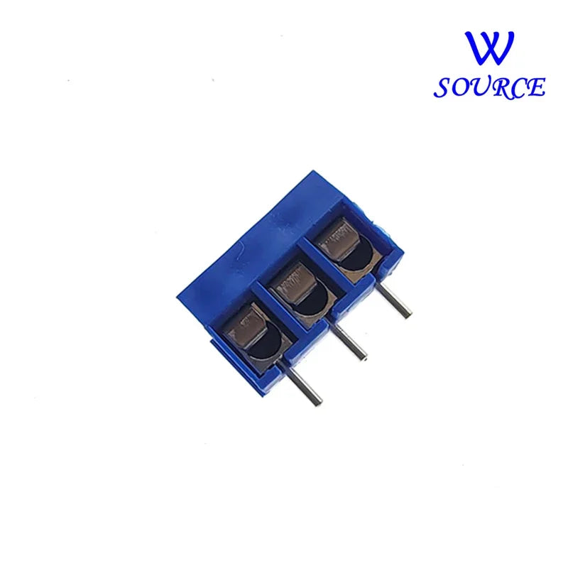 10/20/50Pcs/lot Pitch 5.0mm KF301-5.0-2P KF301-3P KF301-4P Straight Pin 2P 3P 4P Screw PCB Terminal Block Connector Blue Green