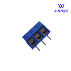 10/20/50Pcs/lot Pitch 5.0mm KF301-5.0-2P KF301-3P KF301-4P Straight Pin 2P 3P 4P Screw PCB Terminal Block Connector Blue Green