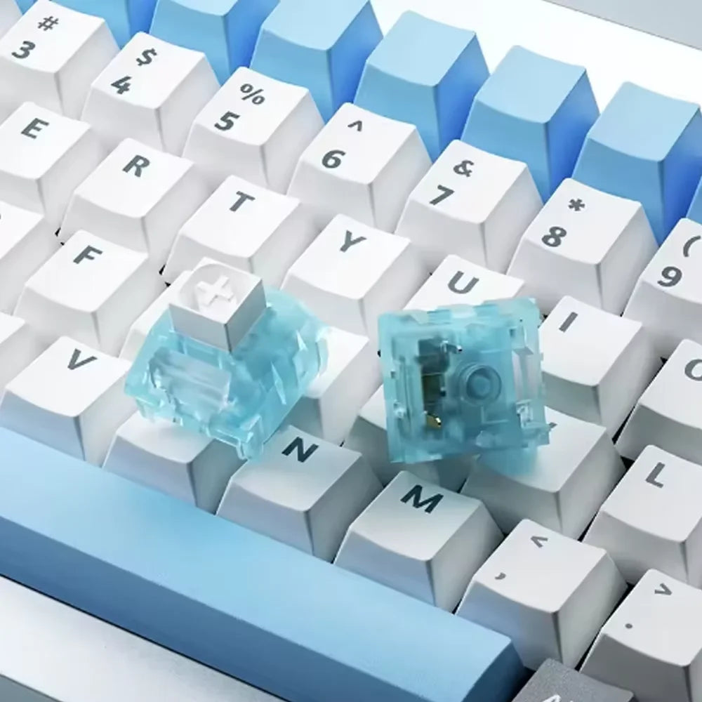 Kailh Arctic Fox Box Switch Computer Mechanical Gaming Keyboard 5 Pins Tactile Clicky Switches Hot Swap RGB SMD for VGN Kit