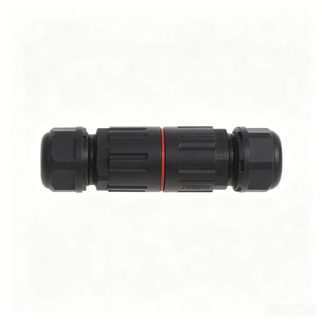 2 Pin 3 Pin Outdoor Plug Socket Straight Quick Screw Connection IP68 Industrial Electrical Waterproof Wire Cable Connector