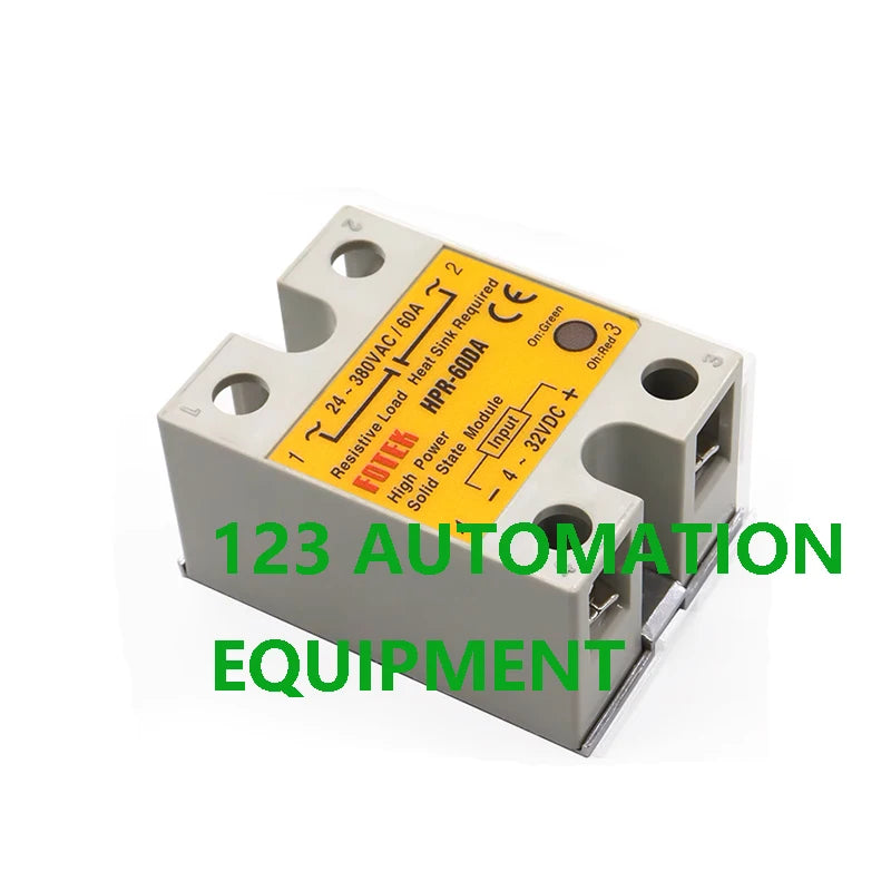 Authentic New FOTEK HPR-60DA 80DA 100DA  HPR-60DA 80DA 100DA-H Single-Phase Solid-State Relay AC to DC SSR Relays