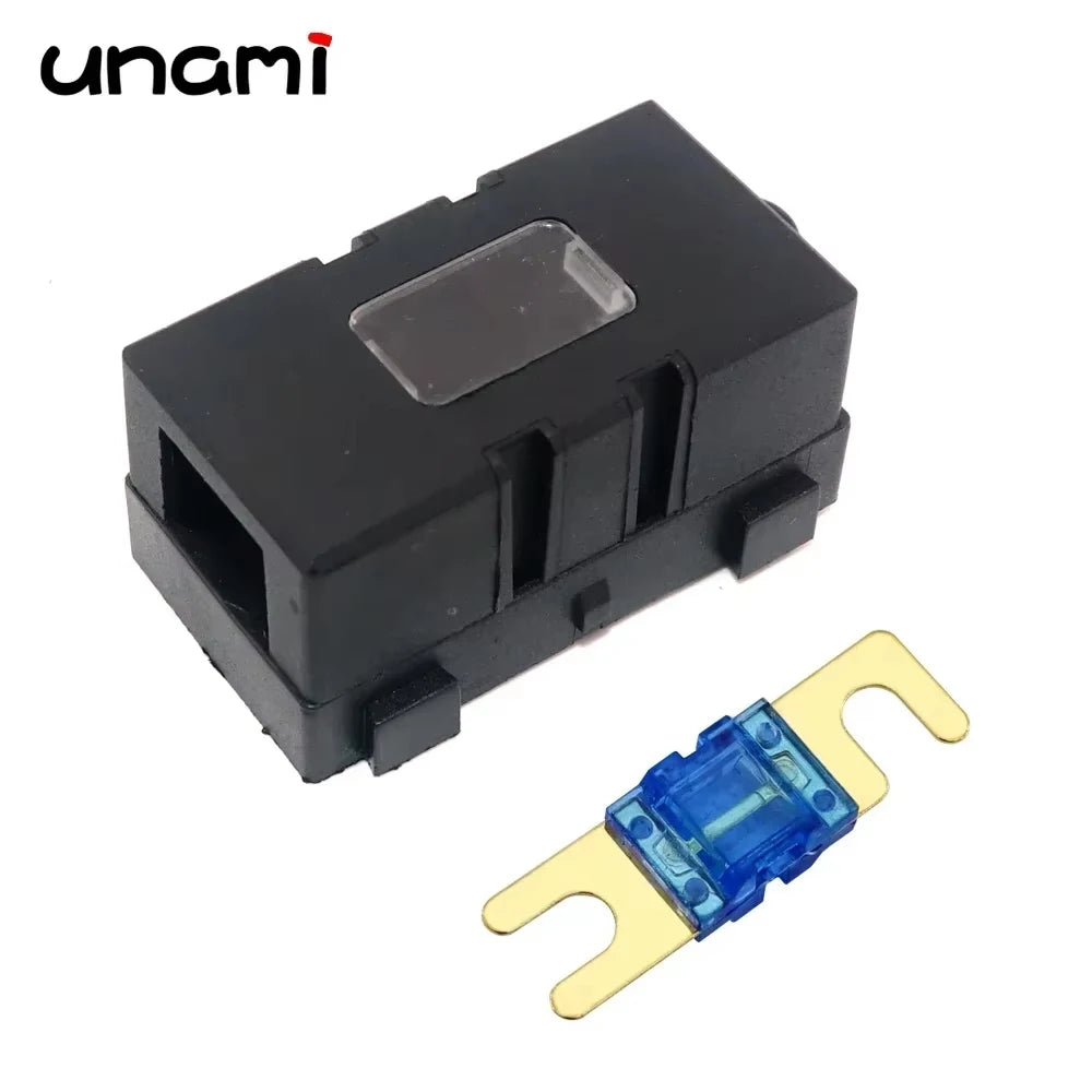 ANS-H 1-Way Midi Fuse Holder ANS-8 20A 50A 70A 80A 100A 150A 175A 200A Safety Plate Base Car Carrier Fuse Box Bolt Type