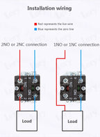 1Pcs XB2-BG21 XB2-BA31 XB2-BS54 22mm Knob Key Start Inching Power on Button Switch Self Reset Small Mushroom Head Emergency Stop