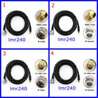 LMR240 50-4 Coax Cable L16 N Male Female To SMA Male Connector N To RPSMA Crimp for LMR-240 Pigtail Jumper 4G 5G LTE Extension