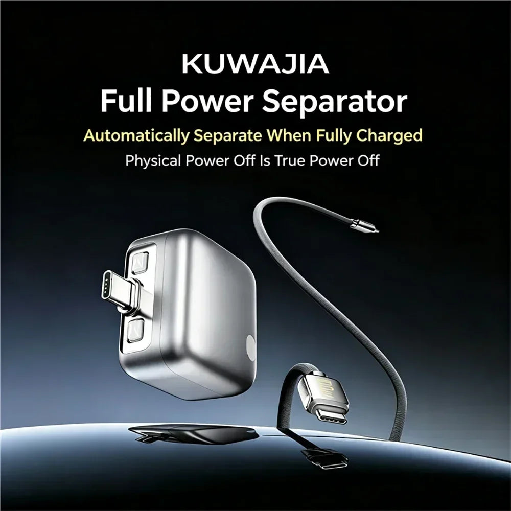 Intelligence 140W Full Charge Auto-Disconnect Charging Adapter Fast Charge Safety Separator Automatically for Type-C Devices