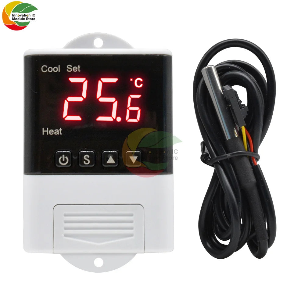 AC 110V 220V DTC2201 DTC1201 Temperature Controller Thermostat DS18B20 NTC Sensor APP Control For Smart Home