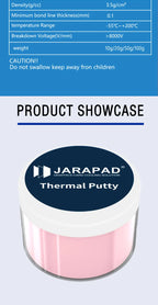 JARAPAD BASIC EXTREME UNLIMITED For VGA GPU IC Processor Thermal Pad Replacement Heat Blocking Putty Thermal Putty Rapid Cooling