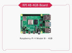 Original Raspberry Pi 4 Model B 1GB/2GB/4GB/8GB RAM 64 bit quad core processor 1.5GHz, supports WiFi Bluetooth 5.0