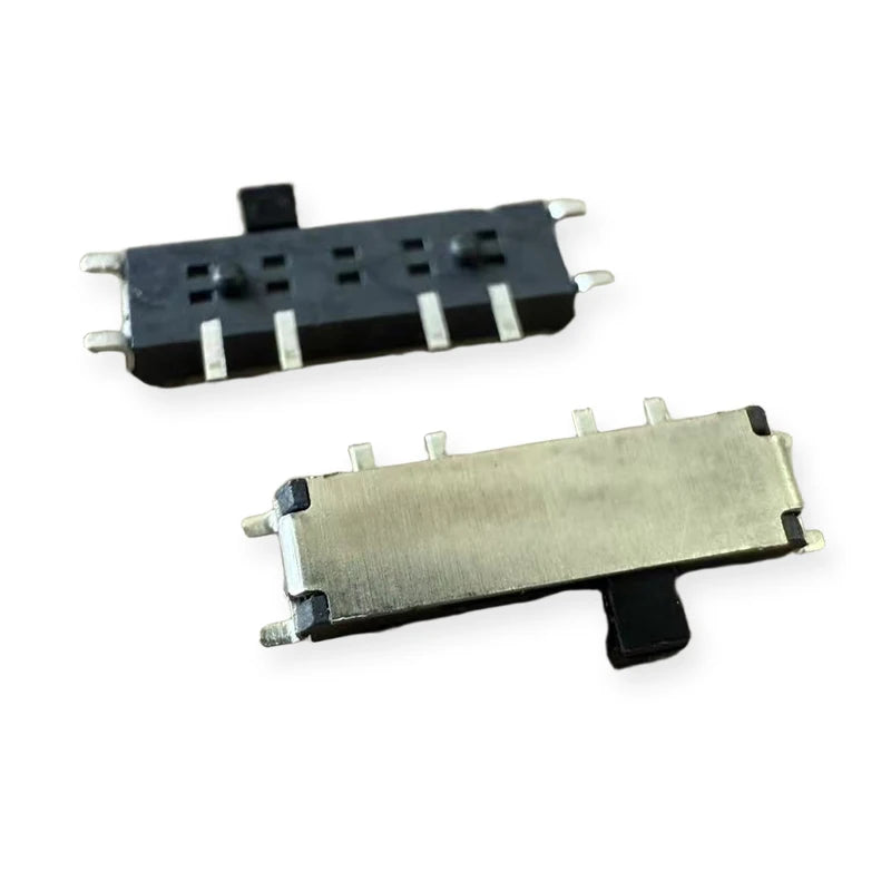 30PCS MSK-12C03-07 Small Toggle Switch With Positioning Column H1.5mm 8-Pin 3-Position DC12V Patch Side Press Type Power Switch