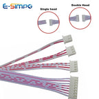10pcs PH2.0 XH2.54 20cm 2P 3P 4P 5P 6P 8P 10P 12P Single double Head Crimp Electronic Flat Plug Wire Terminal Connector Cable