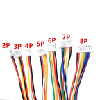 Mini JST SH 1.0mm Pitch 2 3 4 5 6 7 8 Pin Female Socket Terminal Plug Wire Connector SH 1mm 10CM 28AWG Electronic Wires Cable