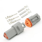 1Set DT Waterproof Automotive Connector Plug Kit DT06-2S/DT04-2P 3P 4P 6P 8P 12P Male Female Plug Socket For Automobile 22-16AWG