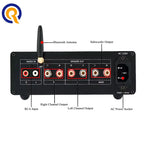 Hifi Dual TPA3255 High Power Dightal Audio Amplifier Bluetooth 5.1 PCM5102 Independent Decoding 2.1Home Desktop Amp 300W×2+600W