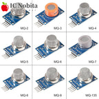 1PCS Gas Sensor MQ-2 MQ-3 MQ-4 MQ-5 MQ-6 MQ-7 MQ-8 MQ-9 Detection Smoke methane liquefied Gas Sensor Module