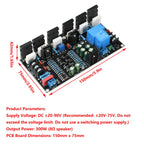 300W Mono Power Amplifier Board 1943+5200 Hifi High-Power Audio Amplifier Board With Speaker Protection