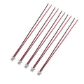 Mini Micro JST 1.25mm 2 Pin Single Plug Wire Cable Connector JST 1.25mm Connectors with 28AWG Electronic Wires 10/15/20/30CM