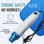 220V Hot Air Gun Soldering Temperature Blower Gun DIY Crafts Electric Power Hot Dryer Mini Heat Gun For Shrink Tubing Car Wrap