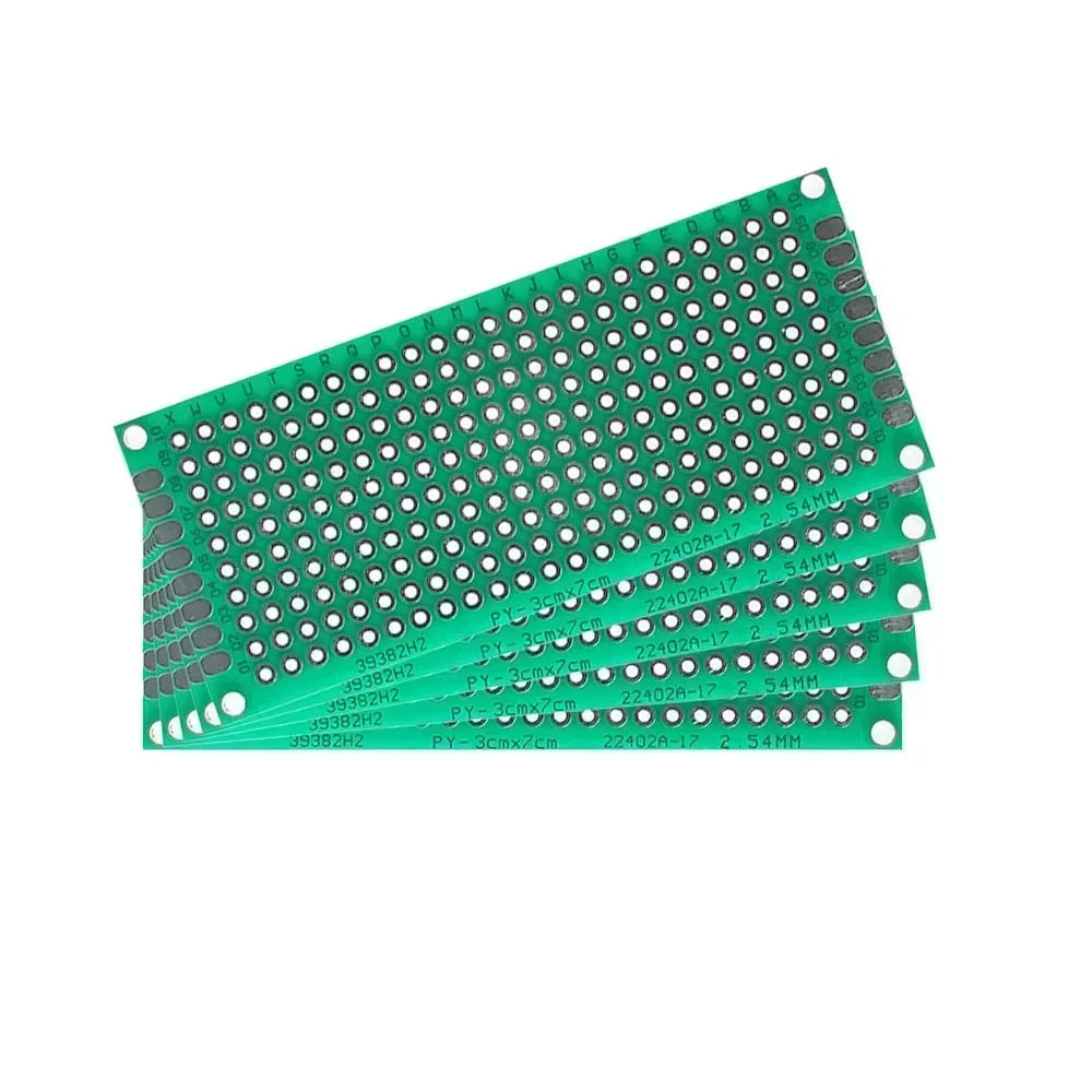 Universal PCB Circuit Protoboard Double Sided Breadboard 2x8 3x7 4x6 5x7 7x9CM Stripboard Prototyping Board DIY Electronic Kit