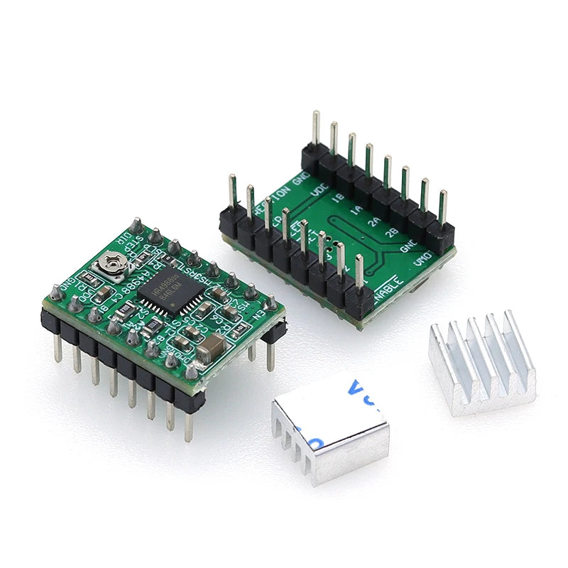 3D Printer Parts StepStick A4988 DRV8825 Stepper Motor Driver With Heat sink Carrier Reprap RAMPS 1.4