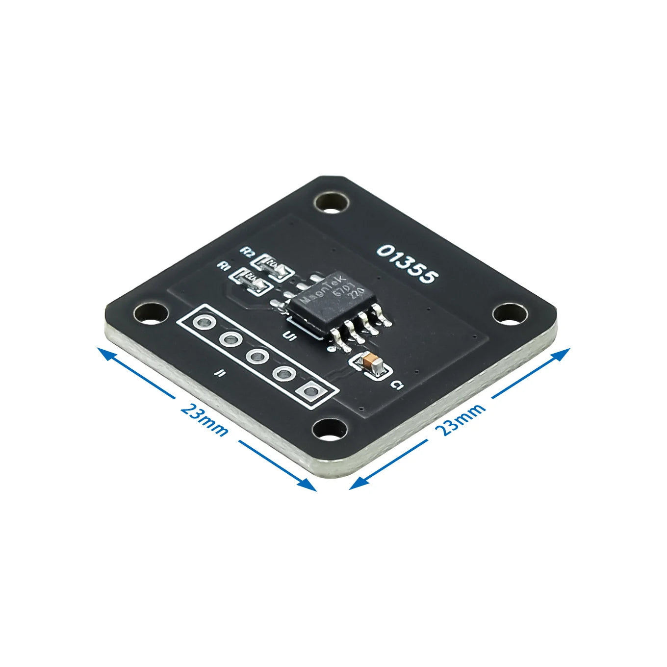 MT6701 magnetic encoder magnetic induction angle measurement sensor module 14bit high precision instead of AS5600
